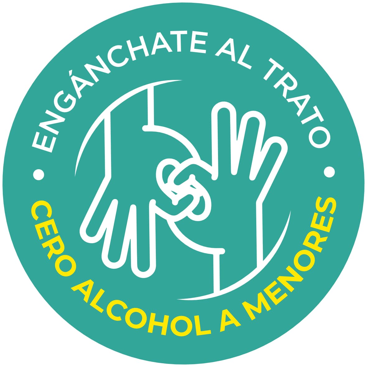Grafismo de Engánchate al trato cero alcohol a menores Cervecería Hondureña