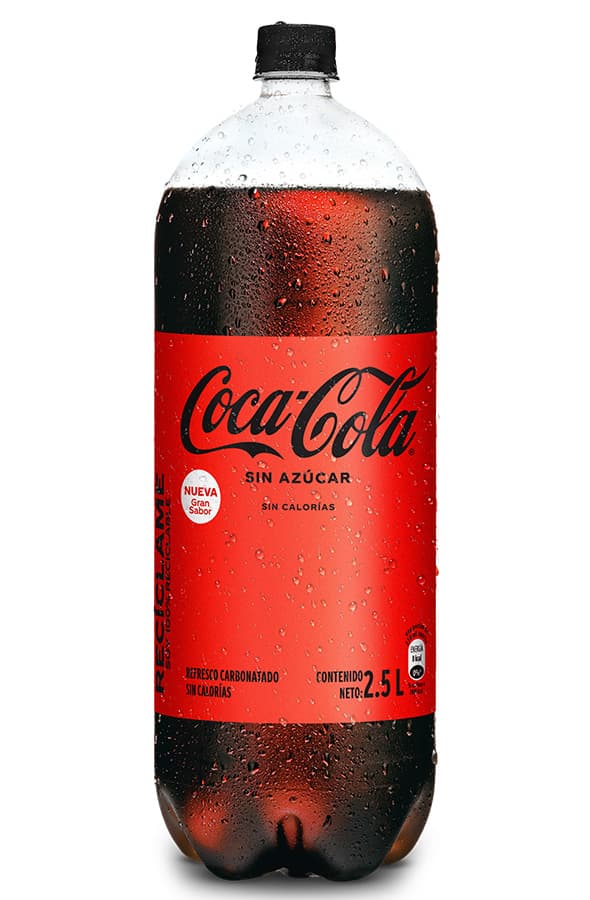 Cervecería Hondureña Coca Cola PET sin azúcar 2.5L