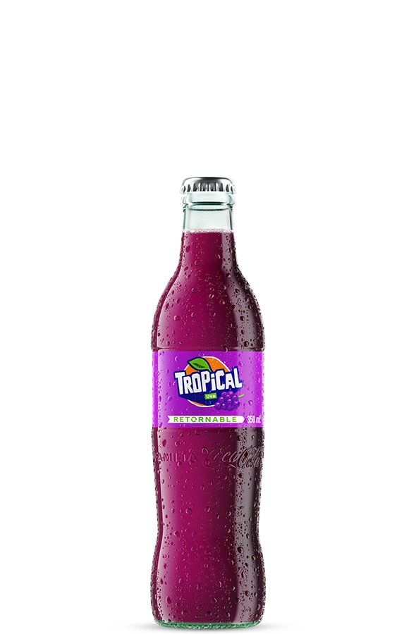 Cervecería Hondureña Uva Tropical vidrio 350ml