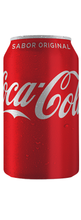Refresco Coca Cola sabor original lata 12oz​ cervecería hondureña Coca Cola sabor original lata 