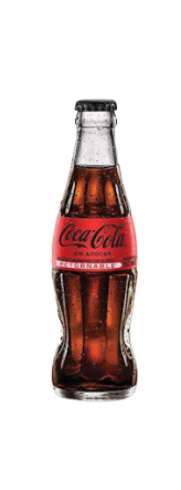Refresco Coca Cola sin azúcar  vidrio 192ml cervecería hondureña Coca Cola sin azúcar botella de vidrio 