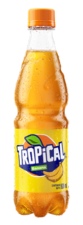 Refresco Tropical Banana Tropical PET 500ml cervecería hondureña Banana Tropical Botella PET 