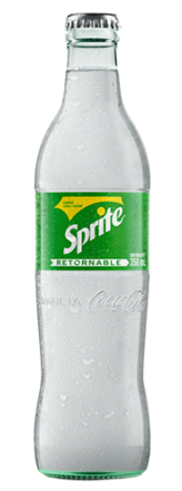 Refresco Sprite Vidrio 350ML cervecería hondureña