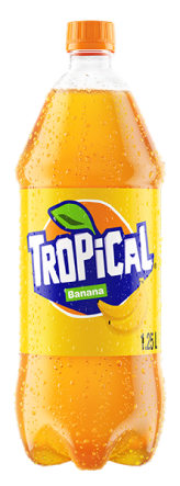 Refresco Tropical Banana Tropical PET 1.25L cervecería hondureña Banana Tropical Botella PET 