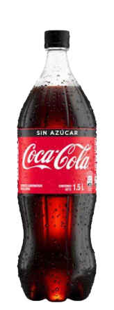 Refresco Coca Cola sin azúcar PET 1.5L cervecería hondureña Coca Cola sin azúcar Botella PET 