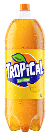 Refresco Tropical Banana Tropical PET 3L cervecería hondureña Banana Tropical Botella PET 