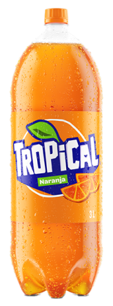 Refresco Tropical Naranja Tropical PET 3L cervecería hondureña Naranja Tropical Botella PET 