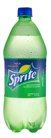 Refresco Sprite PET 1.1L cervecería hondureña Botella PET 