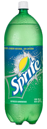 Refresco Sprite PET 3L cervecería hondureña Botella PET 