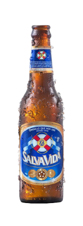 Cerveza SalvaVida Botella 12oz cervecería hondureña